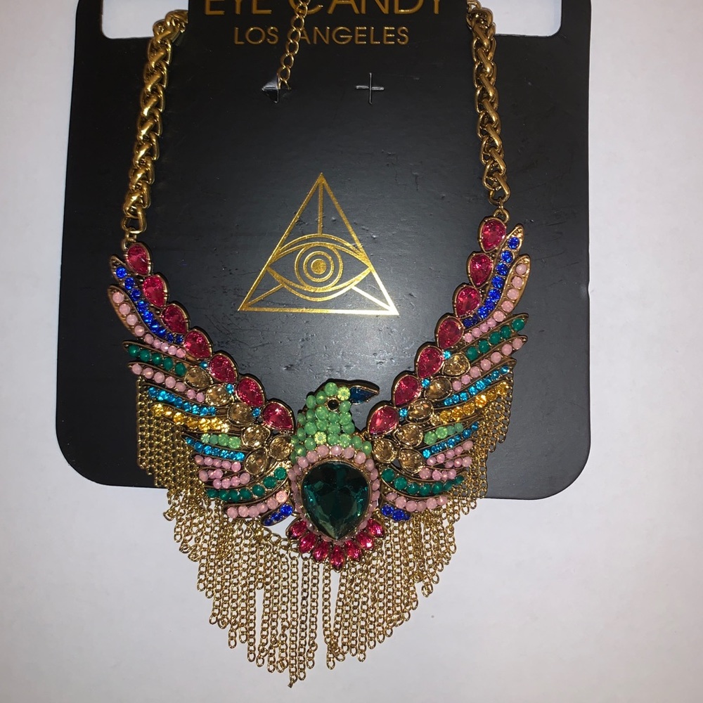 Eye Candy Los Angeles Bird Necklace